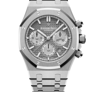 AUDEMARS PIGUET ROYAL OAK CHRONOGRAPH AUTOMATIC SILVER DIAL MEN'S WATCH